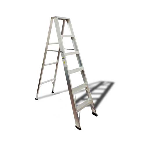 Escalera En Aluminio Tipo Tijera De 6 Pasos en Abastece.co