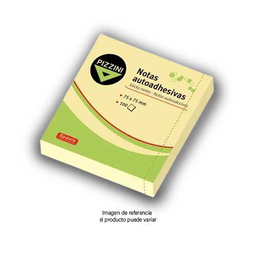 Notas Adhesivas Verdes Medianas 75 X  75 Mm X 100 Hojas en Abastece.co