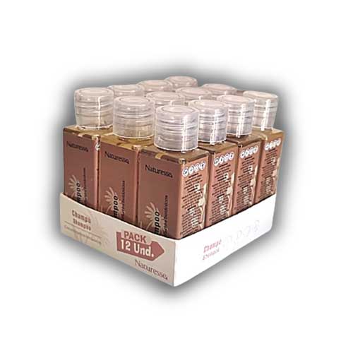Shampoo Aloe Vera Hotel Frasco 30ml X12 Unidades. en Abastece.co