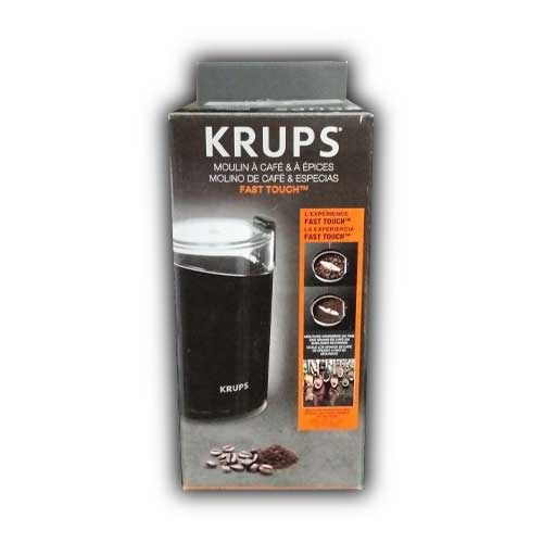 Molino De Café Electrico 12 Tazas Krups Negro 200 Wt en Abastece.co