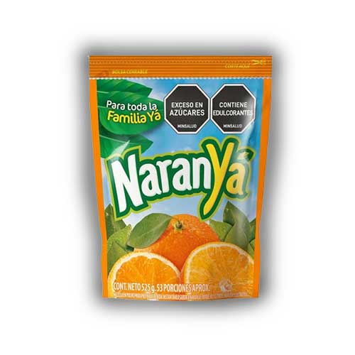 Refresco Instantáneo En Polvo 525g NaranYa en Abastece.co