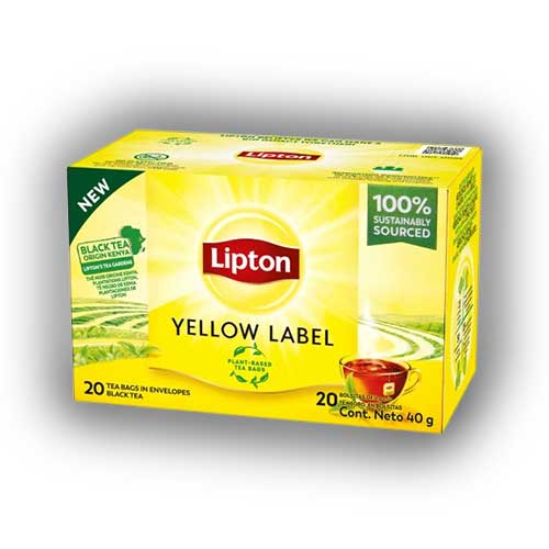 Te Lipton Yellow Labell X20 Sobres. en Abastece.co