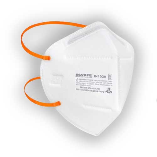 Respirador N95 Contra Partículas Con Filtro IN-1020V Marca Insafe Caja X20u. en Abastece.co