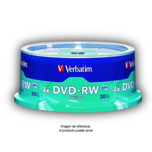 DVD+RW 4.7gb 4x Torre X 30 Formato Mas en Abastece.co