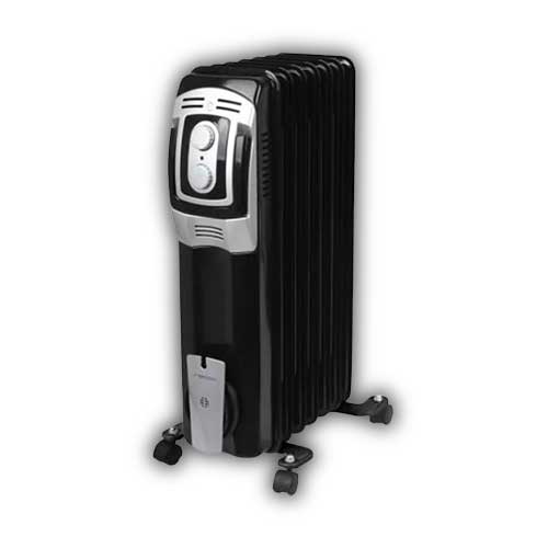 Calefactor Recco Oleo 1500 W Negro/Gris en Abastece.co