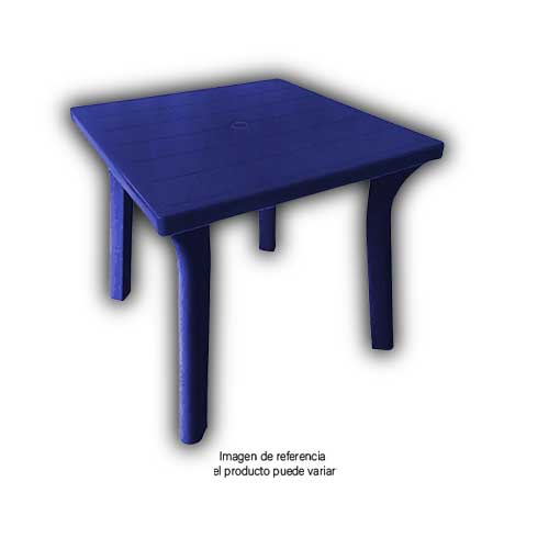 Mesa Plastica Serena Vanyplas 4 Puestos Azul 72x72 Cms. en Abastece.co