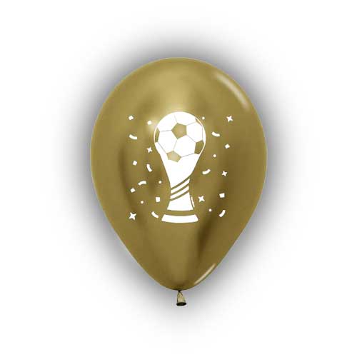 Globo Dorado Copa-Balón Sempertex Reflex R12 X 12u. en Abastece.co