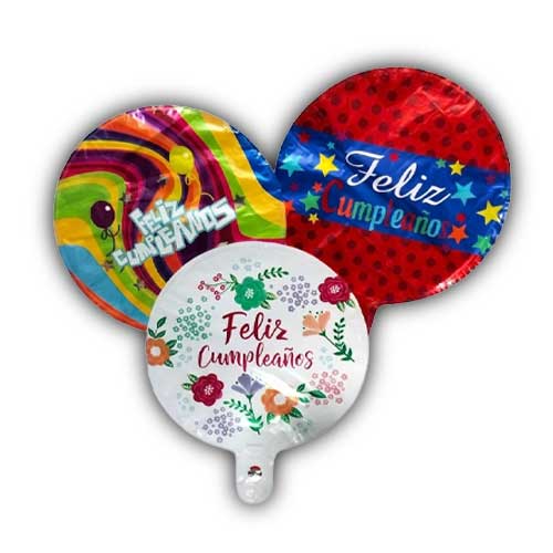 Globo Metalizado 9pg Feliz Cumpleaños (Diseños Variados) en Abastece.co