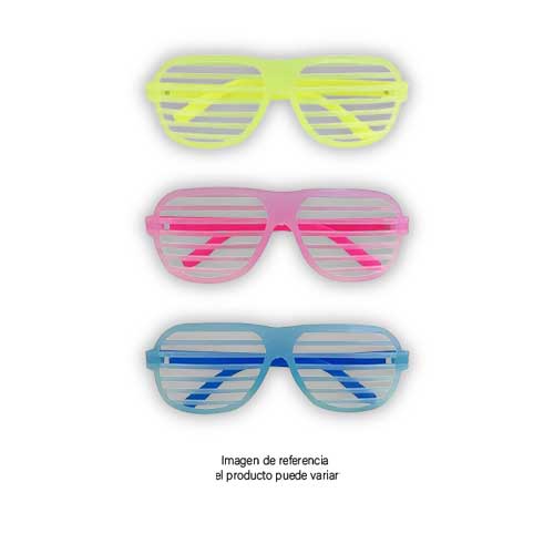 Gafas Neon Diseños Surtidos X12 Unidades. en Abastece.co