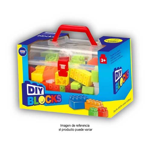 Set De Bloques Infantil Estuche X96 Piezas Multicolor en Abastece.co