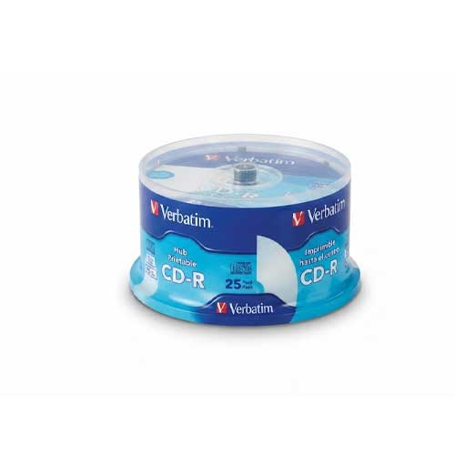 CD-R Verbatin 80/700 MB 52 X SPINDLE X 25 Und en Abastece.co