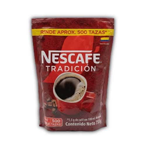 Nescafe Tradicion Soluble Doypack X 750 Gr
