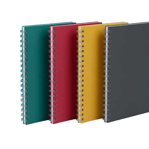 Cuaderno Argollado Pasta Dura 105 Cuadriculado Unicolor. en Abastece.co
