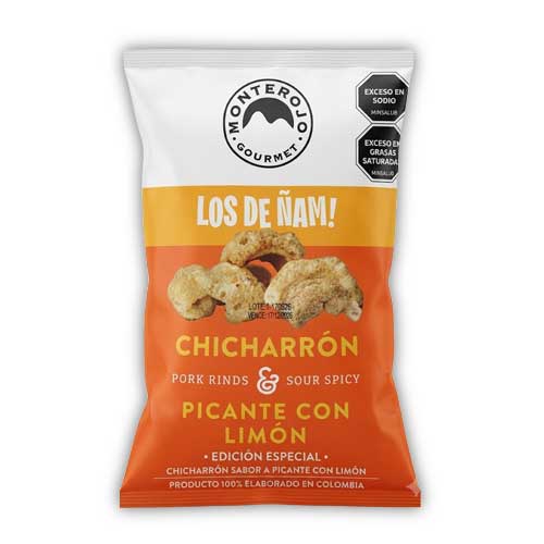 Chicharron Picante Con Limon Monterojo De 90 Gr.