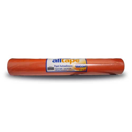 Rollo Autoadhesivo Anaranjado X20 Mt. en Abastece.co