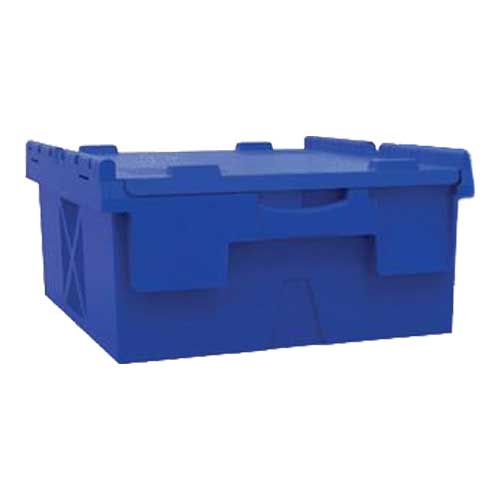 Contenedor Plástico Azul De Tapa 40 Litros en Abastece.co