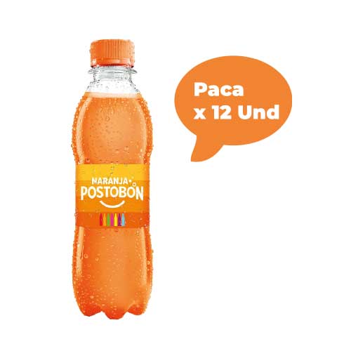 Gaseosa Postobon Naranja Botella 250ml Paca X12u en Abastece.co
