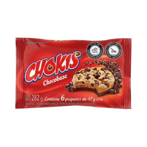 Galleta Chokis Choco Base Paquete X6 Unidades en Abastece.co