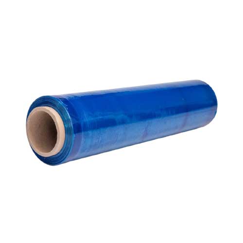 Pelicula Stretch Vinipel Azul Calibre 8 Rollo 50cm X450mt en Abastece.co