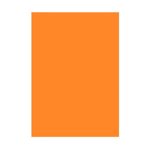 Cartulina Fluorescente Medio Pliego Naranja Por Unidad en Abastece.co