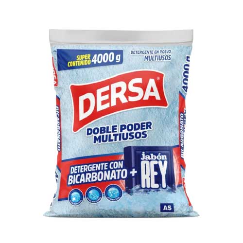 Detergente En Polvo As Bicarbonato + Rey 4000g en Abastece.co