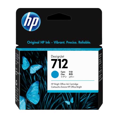 Cartucho De Tinta Hewlett Packard 712 Cyan 3ED67A en Abastece.co