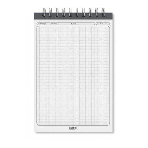 Libreta Argollada Pasta Dura Vertical 80 Hojas Cuadriculado Diseño Surtido en Abastece.co
