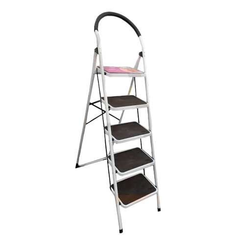 Escalera Tubular Plegable 5 Peldaños 04ESCATUB05 150 Kg