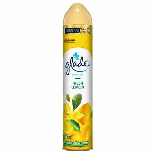Ambientador Glade Aerosol 5 en 1 Fresh Lemon 400 ml