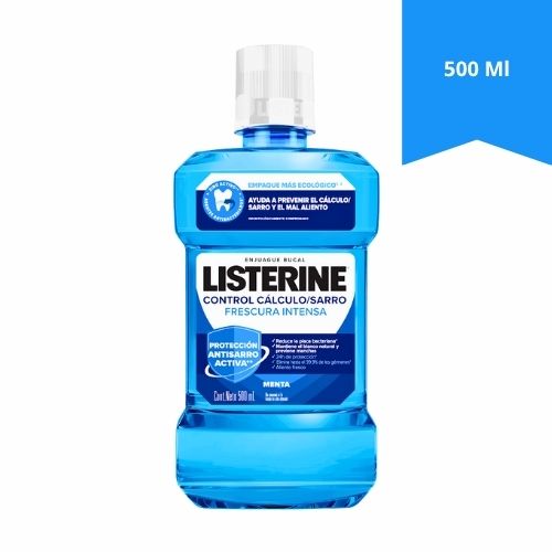 Enjuague Bucal Listerine Control Calculo/ Sarro 500 ml