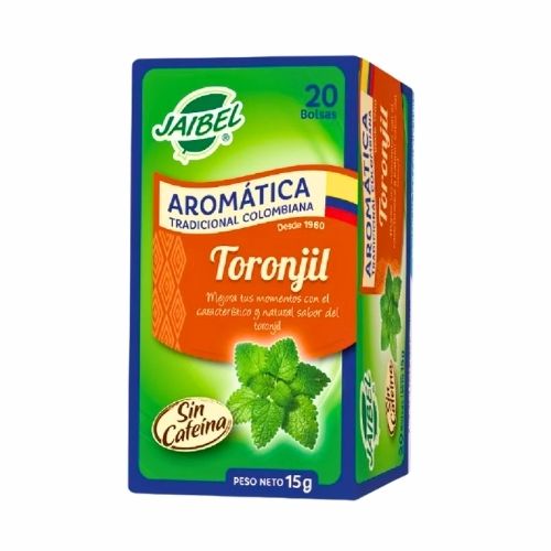 Aromatica Jaibel Tradicional Toronjil Caja X 20 Sobres