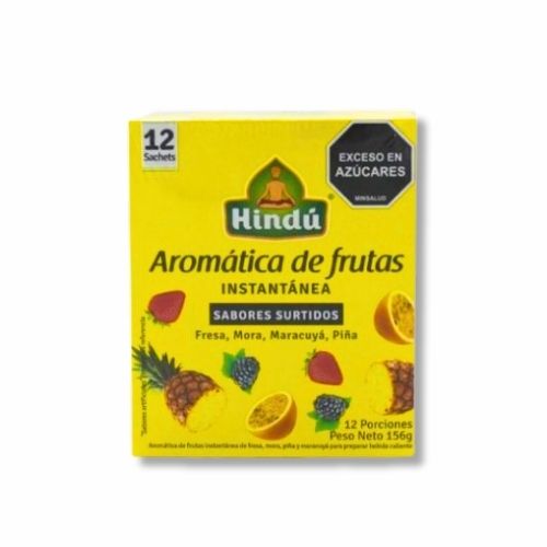 Aromatica Hindu de Frutas Surtidas Caja por 12 sobres