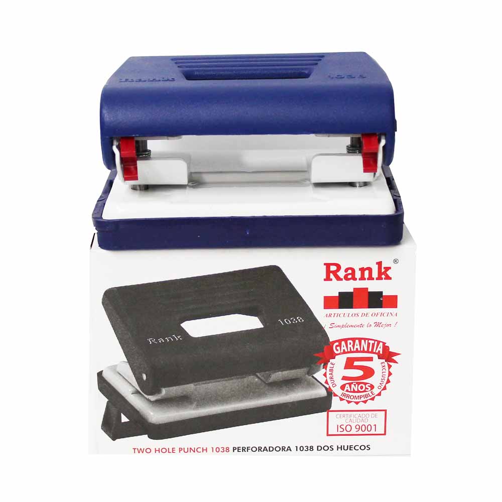 Perforadora Metalplastica para 25 Hojas Rank 1038
