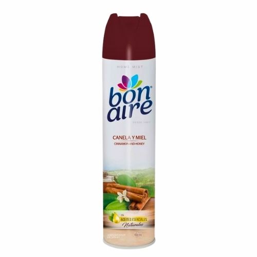 Ambientador Bonaire Aerosol Canela y Miel 400 ml
