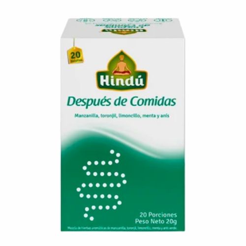 Infusion Hindu Saludable Despues De Comidas Caja Por 20 Sobres
