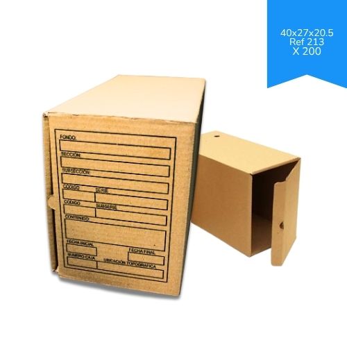 Caja Archivo X-200 C620 Impresa Basica 40x27x20.5 Ref 213