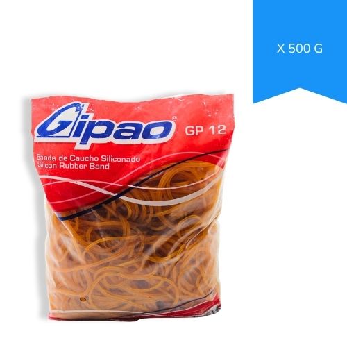 Bandas Elasticas de Caucho Siliconado Bolsa x 500 g