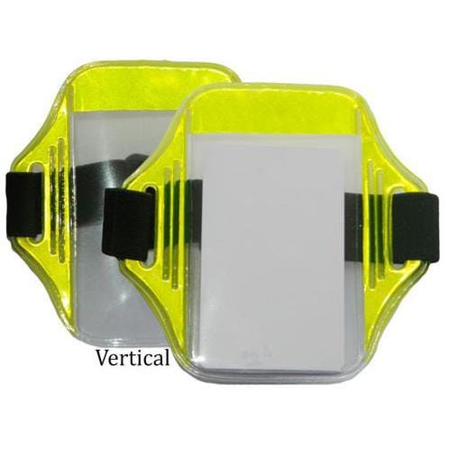 Brazalete Reflectivo Vertical  Amarillo Flourecente Paq-x5u,