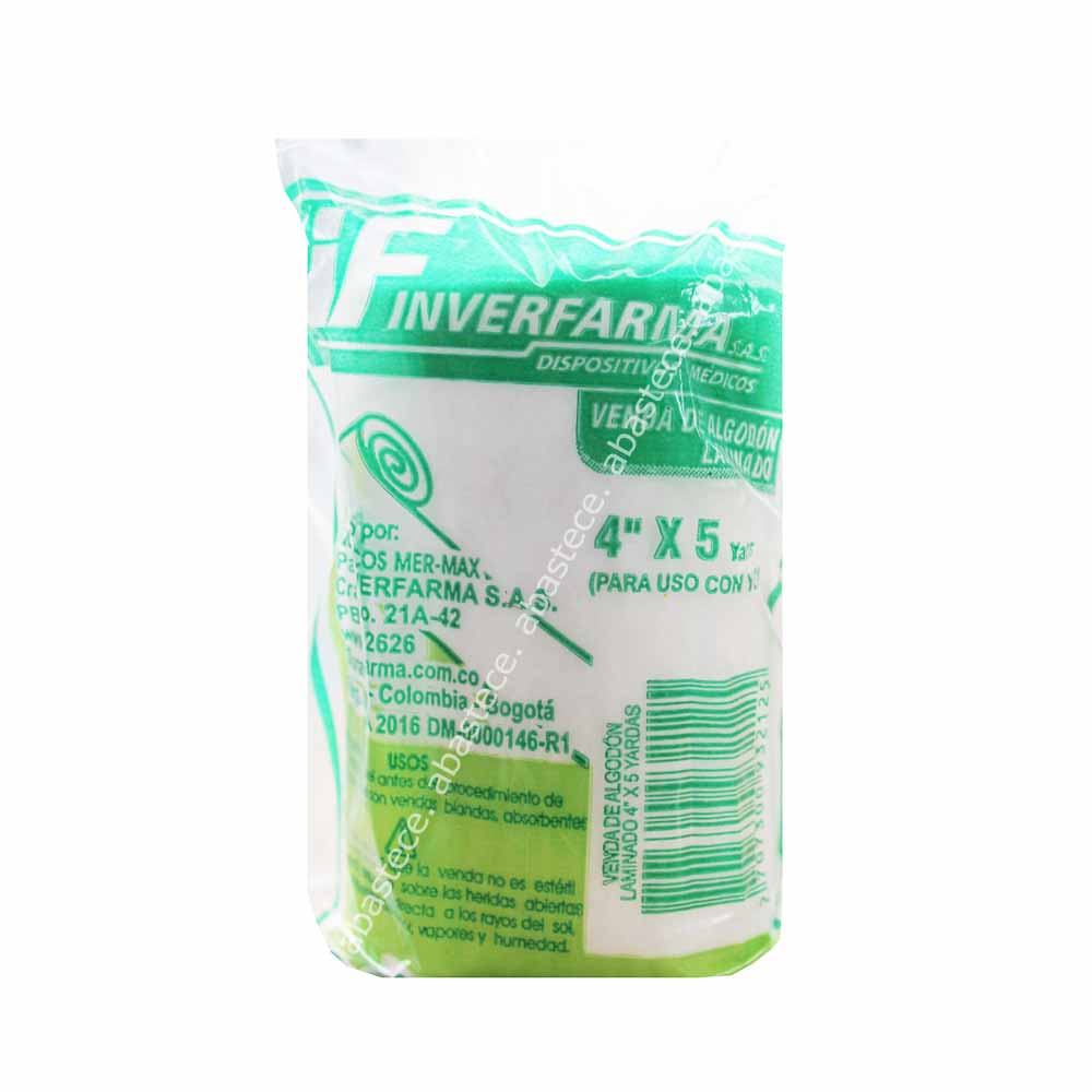 Venda De Algodon Laminado 4 X 5 Yardas (*)