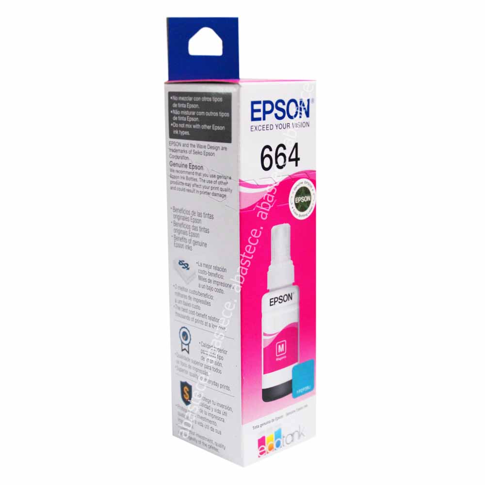 Tinta Botella Epson T664320 Magenta L200
