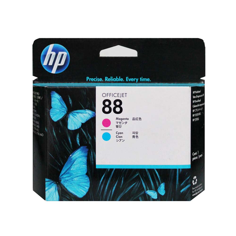 toner hewlett packard 9382a cyan/ magenta no 88