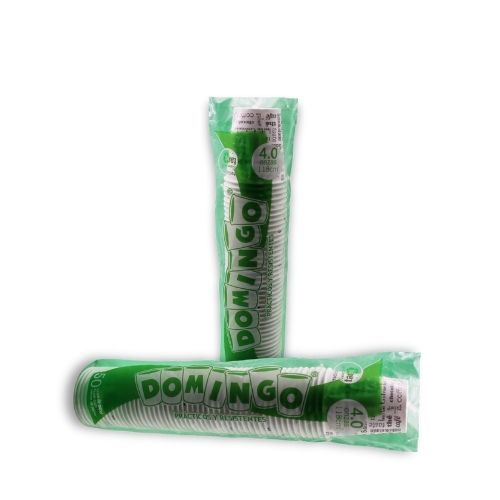 Vaso Carton Desechable Con Diseño 4 Oz Domingo PAQ.x 50u.