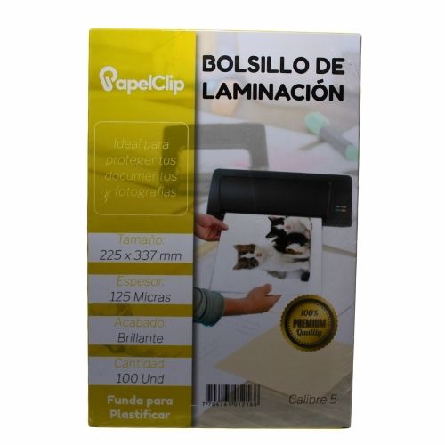 Bolsillo De Laminacion Oficio Calibre 5 Paq.x100u