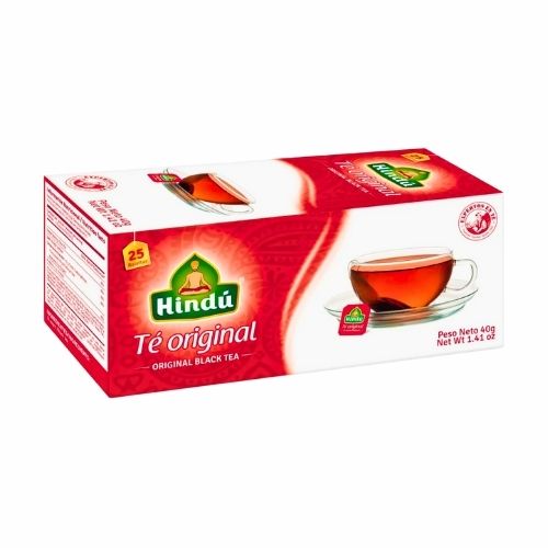 Te Hindu Negro Original Caja x 25 Sobres