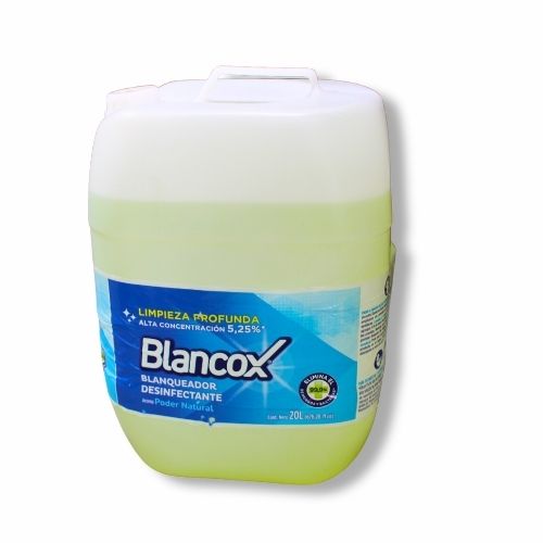 Blanqueador Desinfectante Blancox Poder Natural 20 Lts