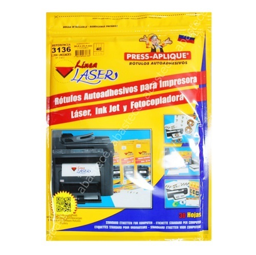 Press Aplique 50.8x25.4 Carpeta Laser x1200 Rotulos Ref 3136