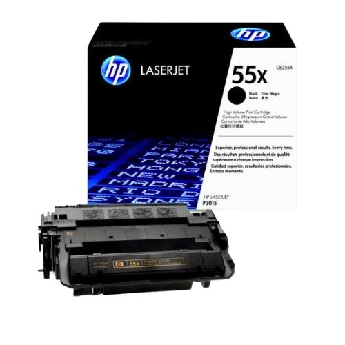 Toner Hewlett Packard CE255X color negro
