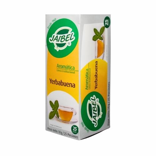 Aromatica Jaibel Institucional Yerbabuena Caja X 25 Sobres