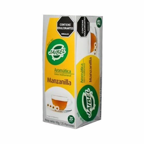 Aromatica Jaibel Institucional Manzanilla Caja X 25 Sobres
