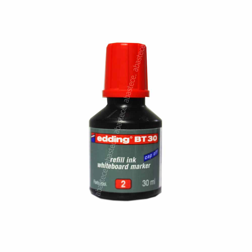 Tinta marcador Borrable x 30 cc Roja Edding